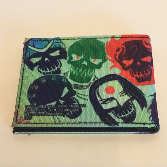 Buckle-Down Suicide Squad Zip Clutch Wallet - Licensed DC Comics Woven Nylon Wristlet (8" X 5") - View #6